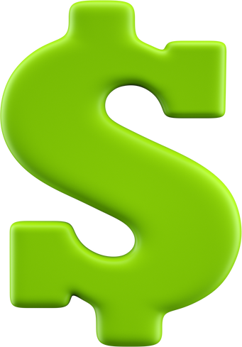 Green Dollar Sign 
