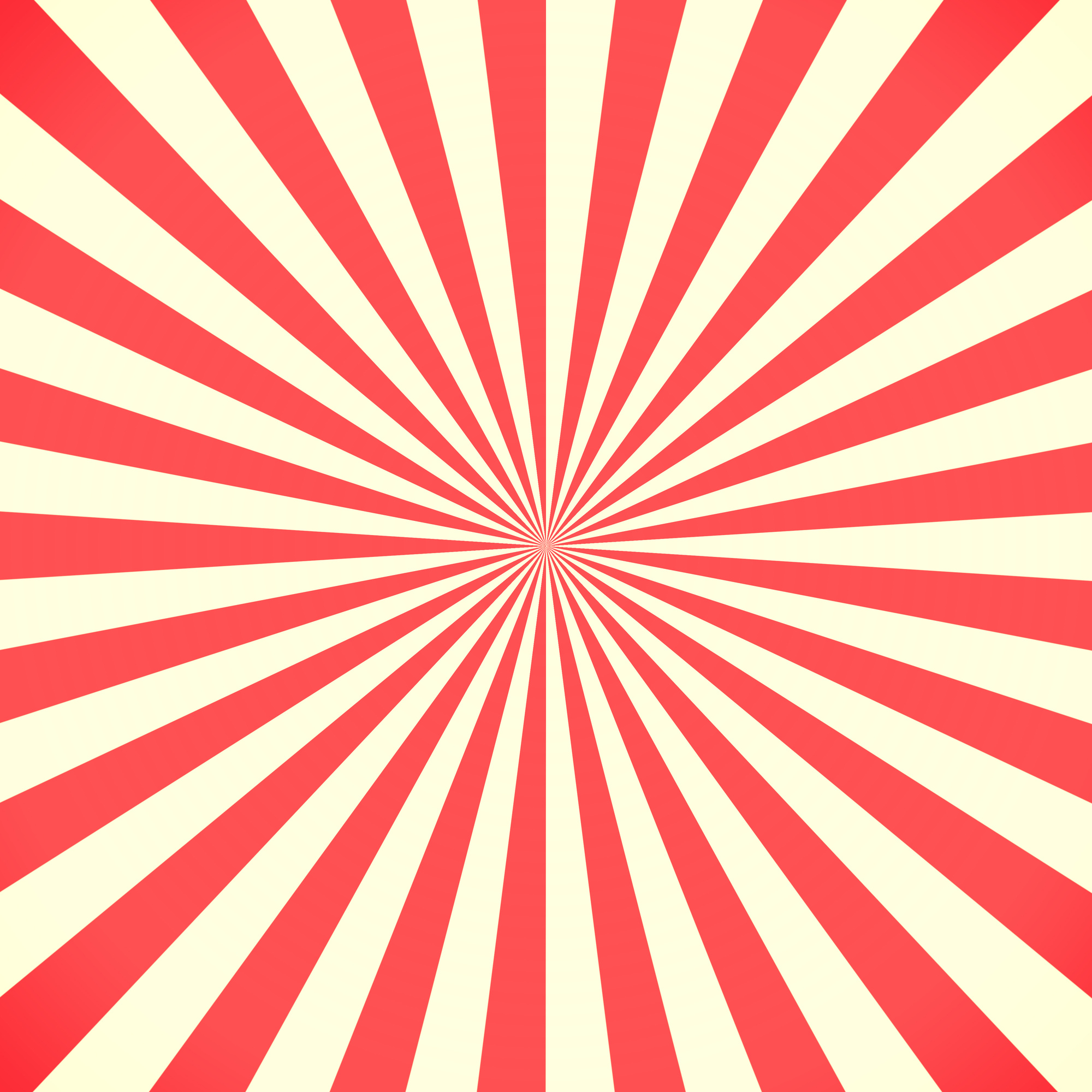 White and red sunburst pattern background